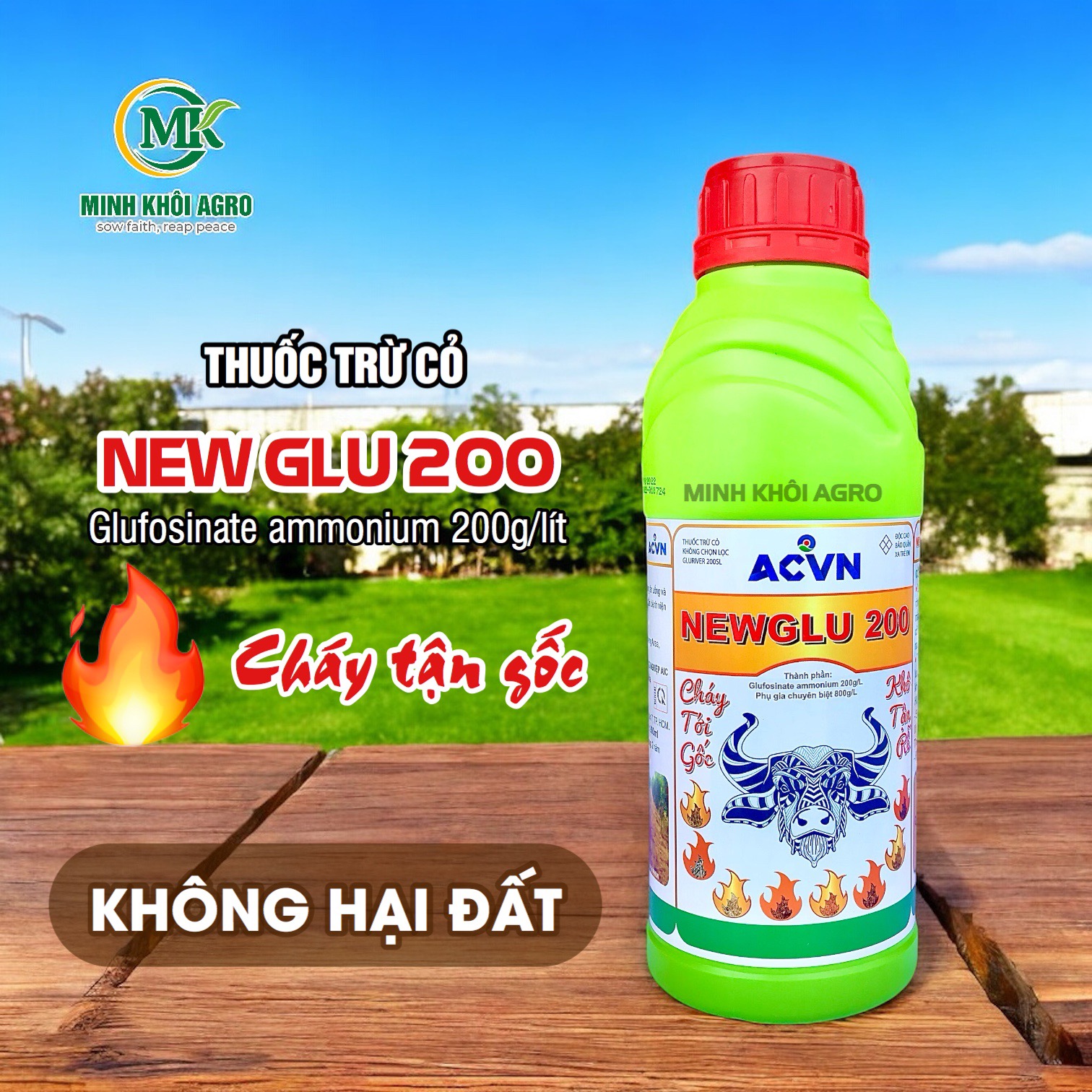 Thuốc trừ cỏ Gluriver 200SL (NEWGLU 200)